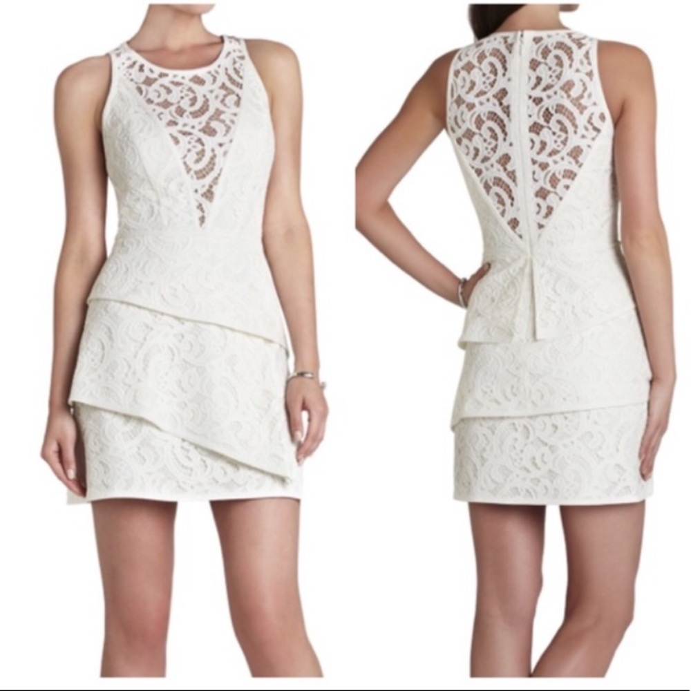 White Lace Cocktail Dress